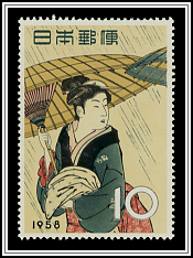 Three Women in the Rain (detail)