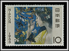 Butterflies by Takeji Fujishima