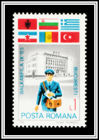 Flags, Post Office, Letter Carrier