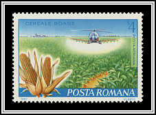 Helicopter Spraying Insecticide