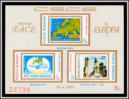 Romanian Air Mail Stamps