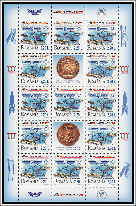 Centenary of Franco-Romanian Air Navigation Company